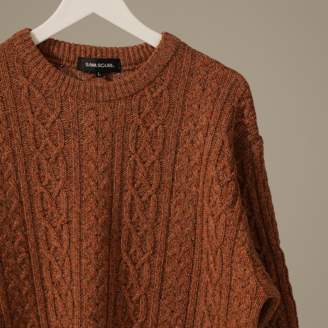 SAM SCURI 빈티지 케이블 니트 상품이미지1