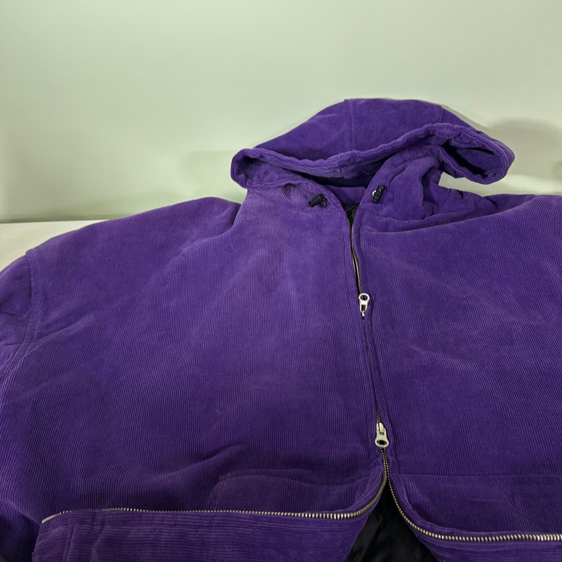 OS 바틀 BOTTLE 오버핏 퍼플 코듈로이 후드점퍼 상품이미지3