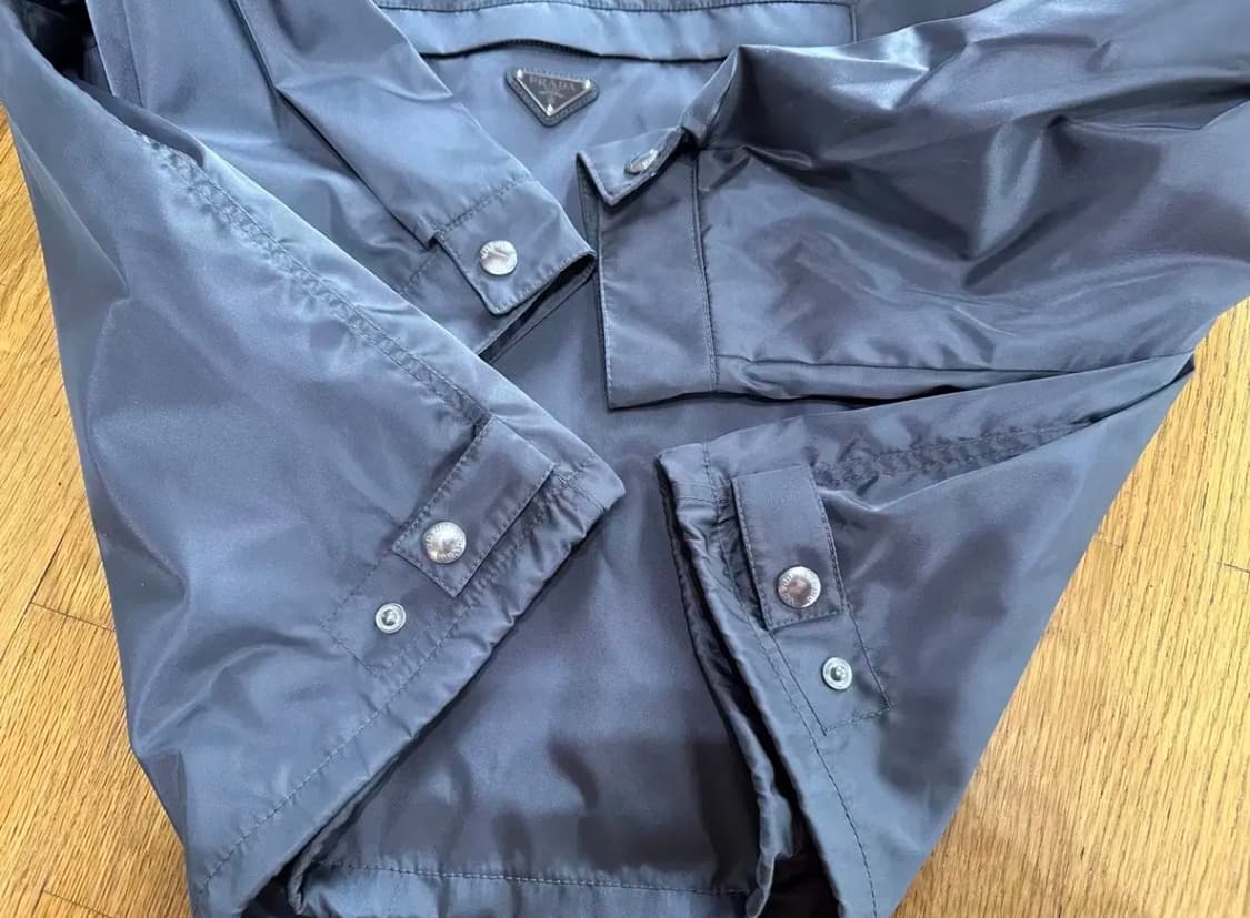 프라다/리나일론테크니컬후드아노락/M 상품이미지8