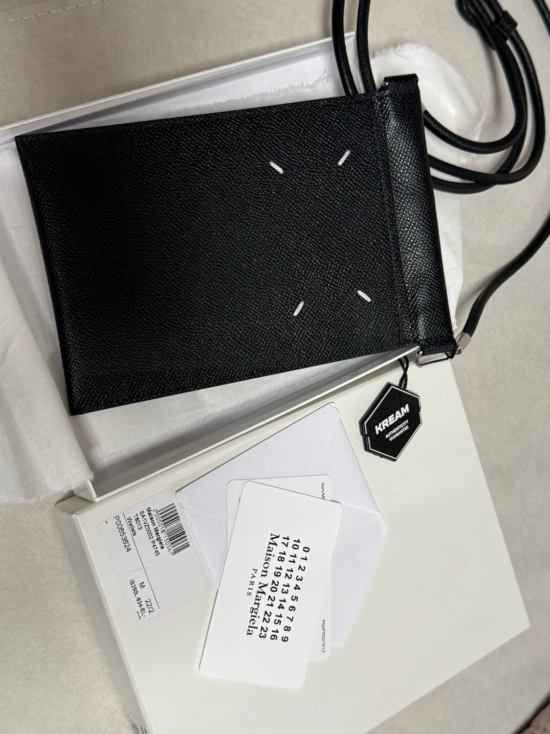 [새상품] 메종마르지엘라 폰파우치백 폰홀더백 미니백 블랙 상품이미지3