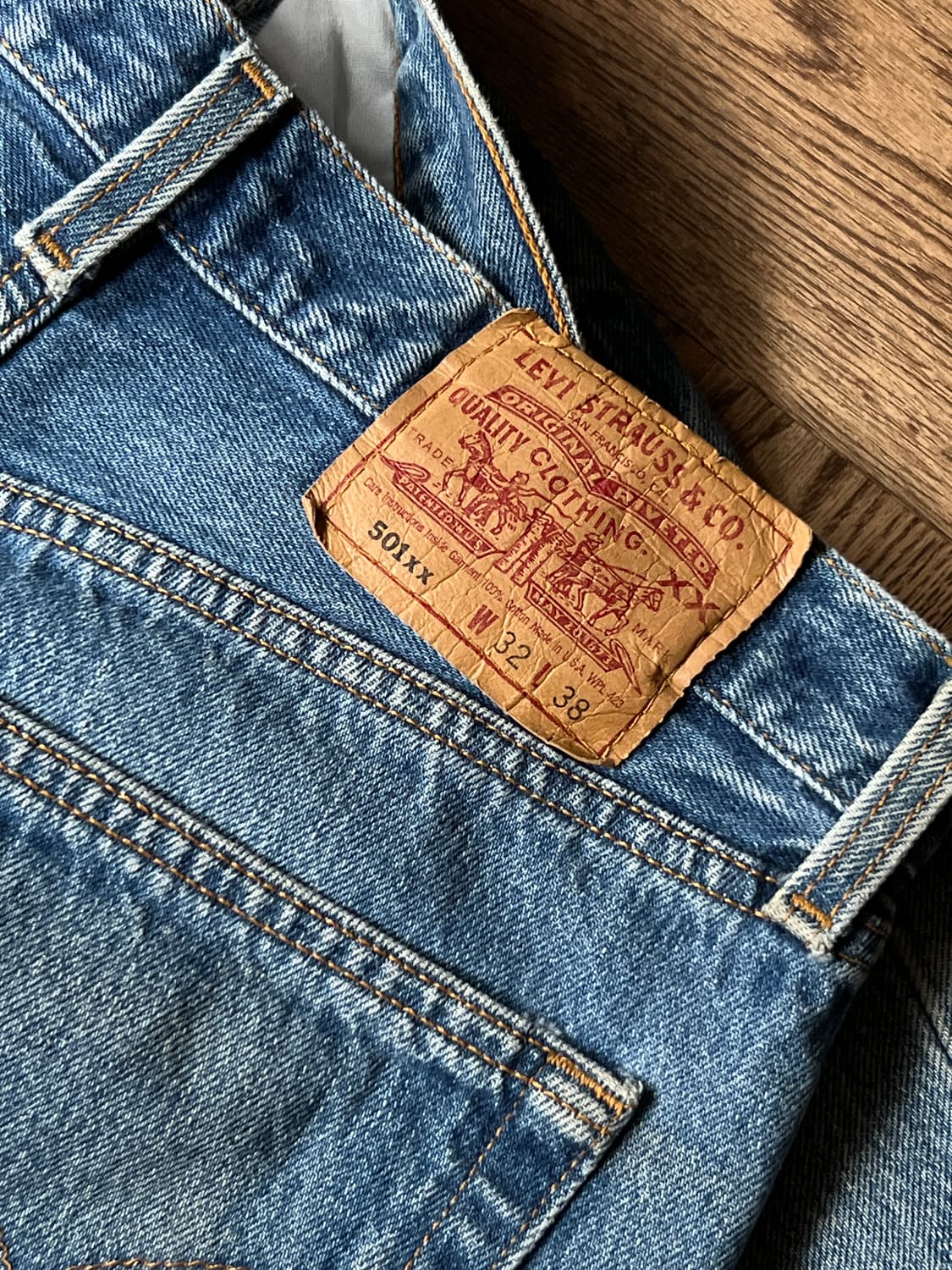 [32]90's 리바이스 501XX Made in USA 데님팬츠 S20 상품이미지7