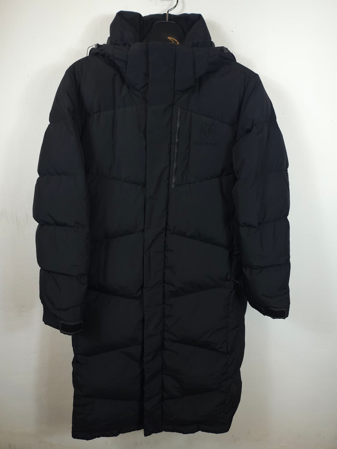 블랙야크 프리미엄 구스 롱패딩 블랙 95 M 상품이미지2