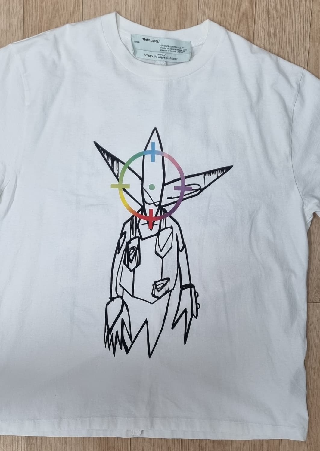 오프화이트 화이트 푸투라 애로우 오버핏s 상품이미지2