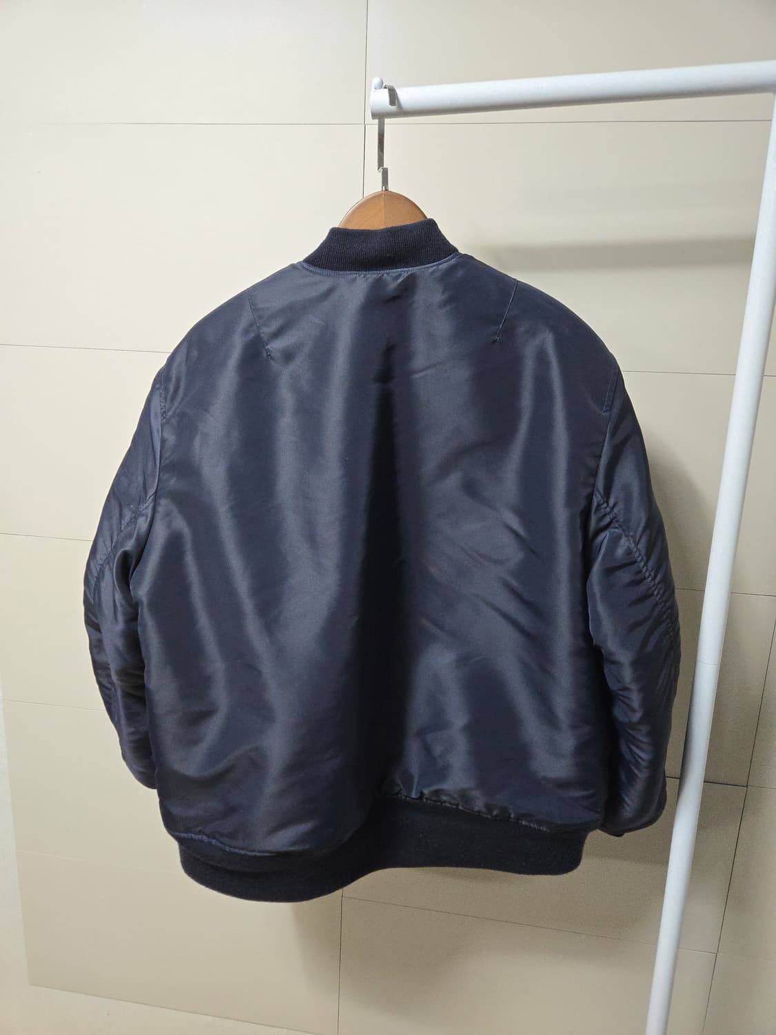 샌드파이퍼 MA-1 리버시블 플라이트 재킷 네이비 블루 L 상품이미지7