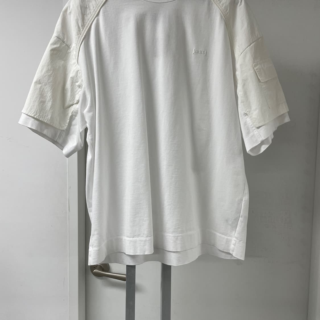 준지 화이트 반팔 티셔츠 S 상품이미지3