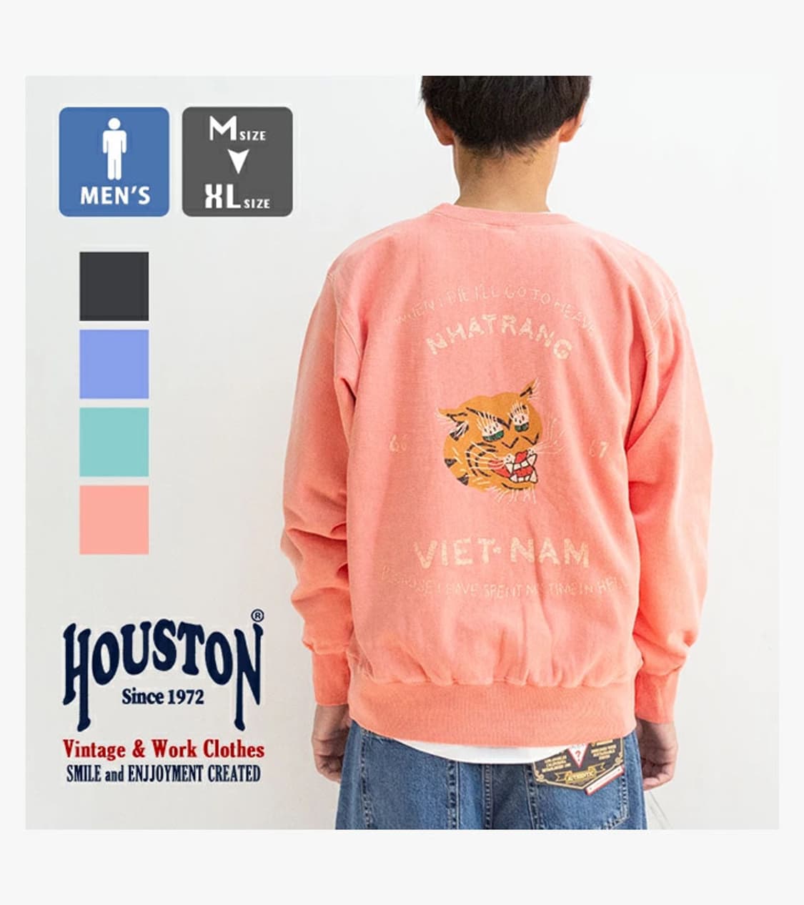 HOUSTON - 25FW PIGMENT HEAVY SWEAT 상품이미지2