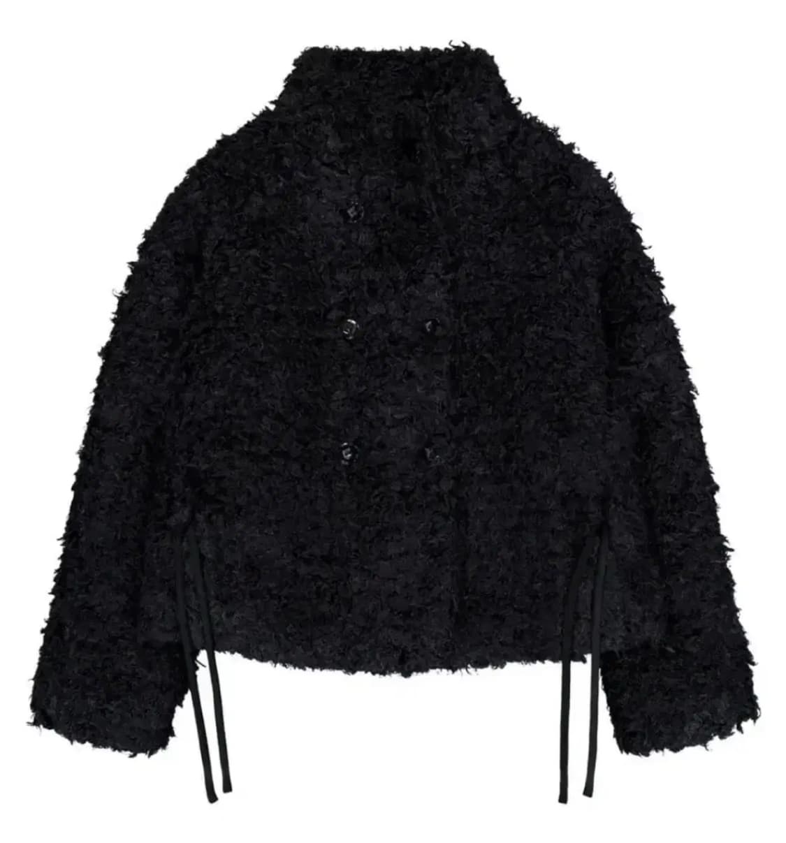 코이세이오 헤어리 퍼자켓 블랙 상품이미지1