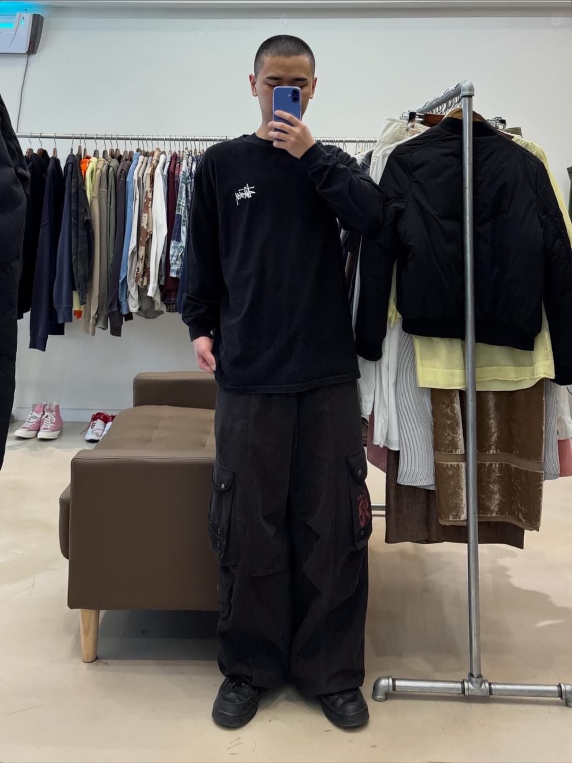 스투시 스탁로고 롱슬리브 상품이미지9