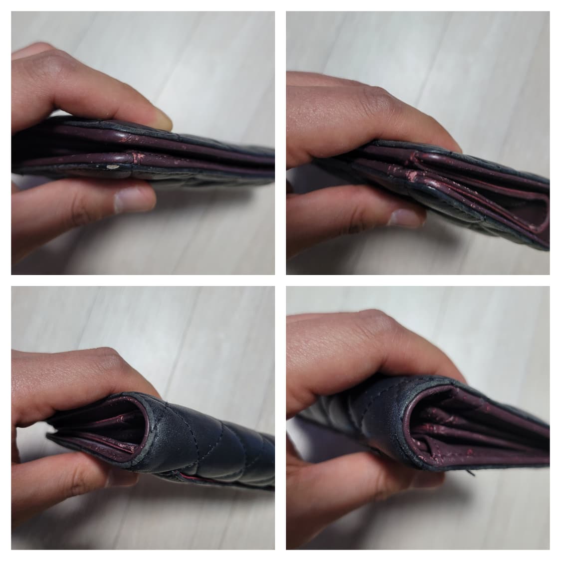 정품 샤넬 클래식 램스킨 장지갑 상품이미지8