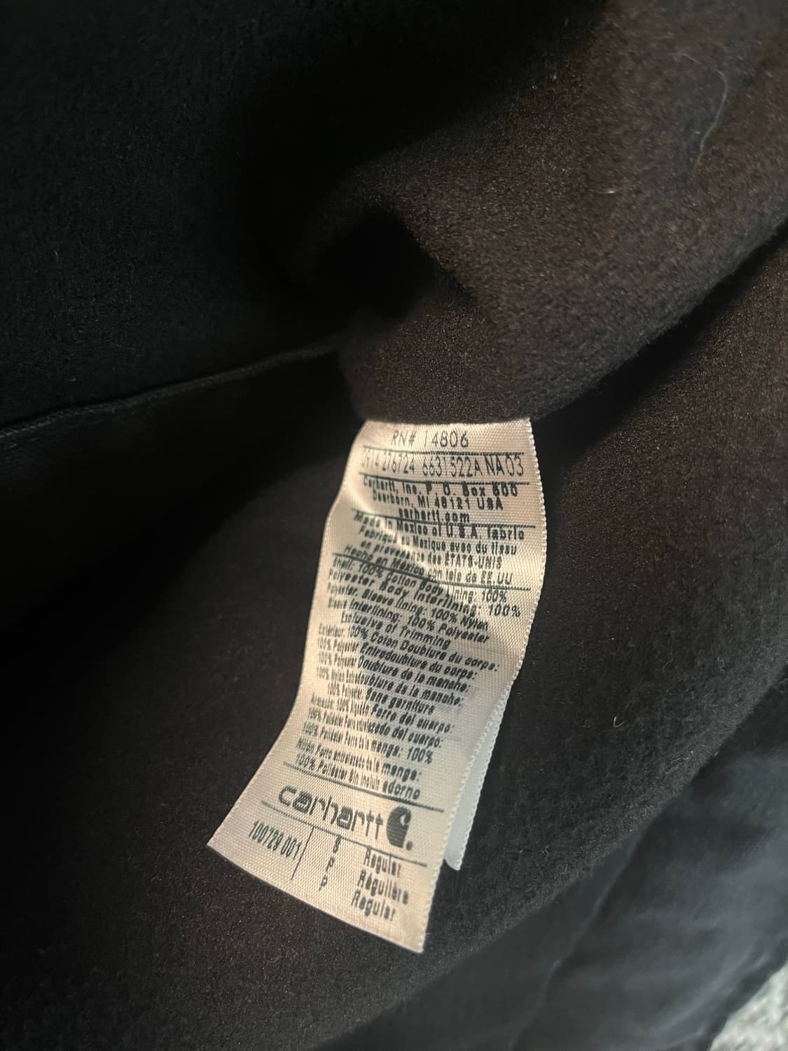 칼하트 샌드스톤 채프먼 자켓 블랙 (S) 상품이미지5