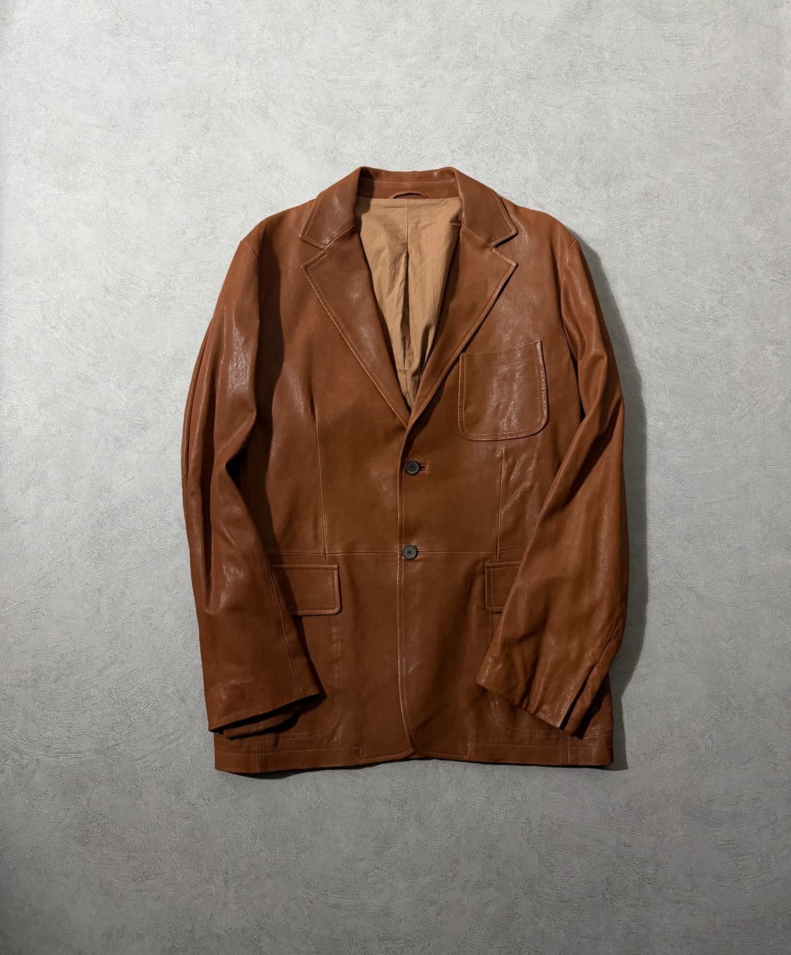 00‘S 질샌더 테일러 레더자켓  상품이미지1