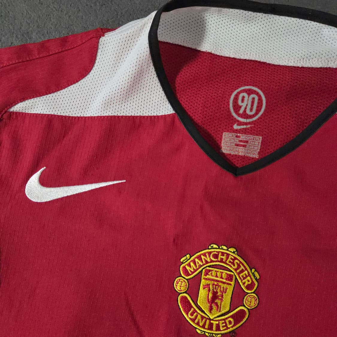 나이키 맨유 04-06 노마킹 유니폼 반팔 티셔츠 S 해외 상품이미지2