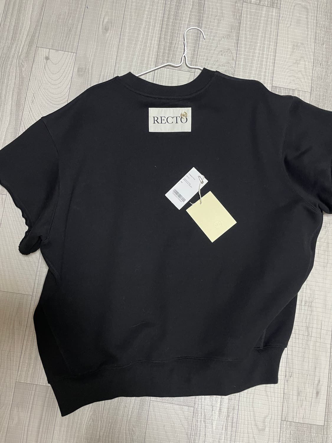[L] 렉토 패치 티셔츠 블랙 상품이미지2