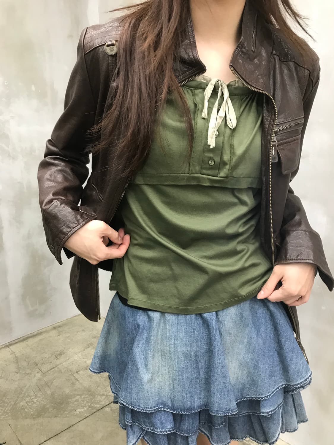 Frill half top 상품이미지5