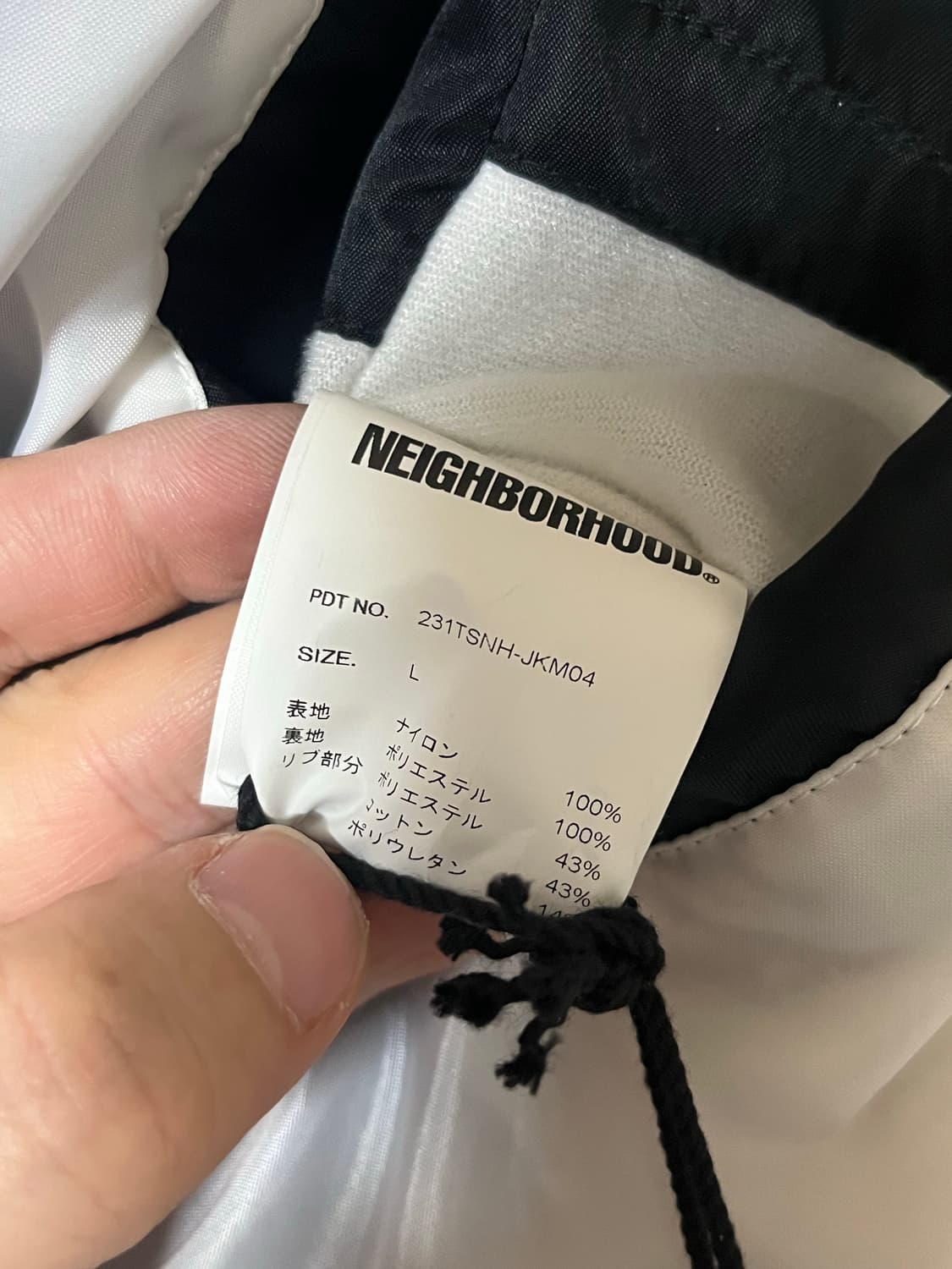 [L] 네이버후드 23SS BASEBALL JKT / BLK 상품이미지4