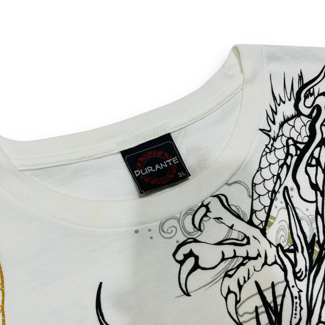 DURANTE Oriental Gold Dragon T-Shirt 상품이미지6