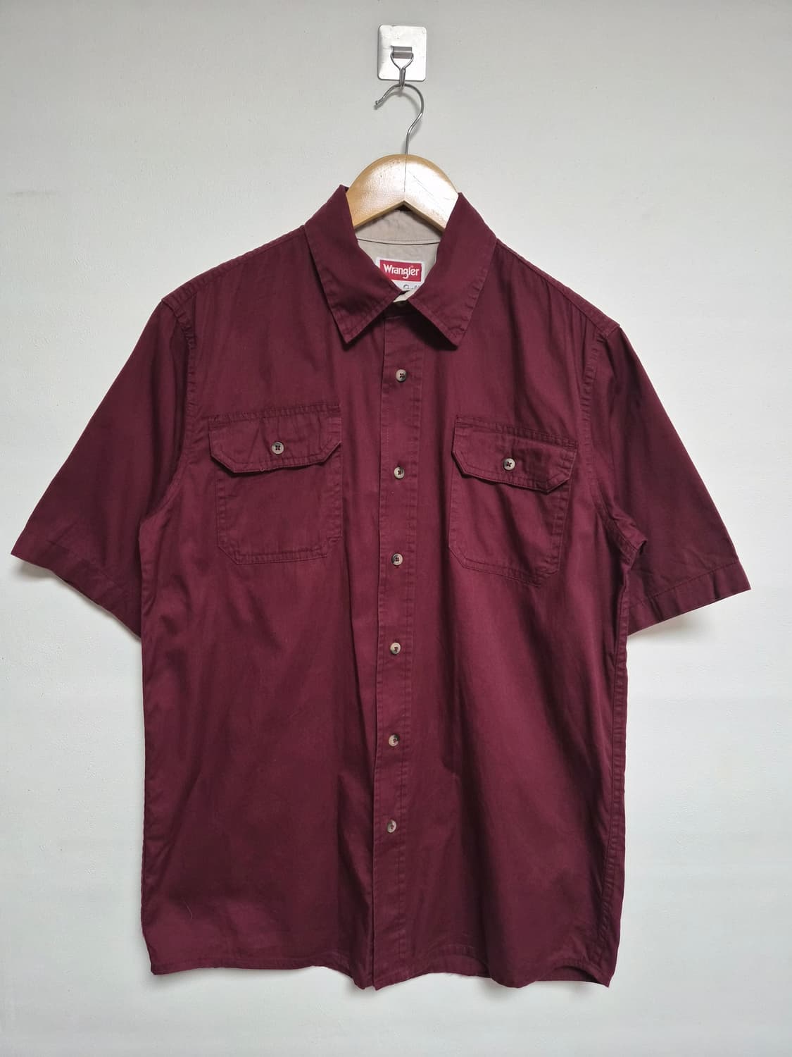 랭글러Wrangler 반팔 워크 셔츠 S사이즈 - S316 상품이미지1