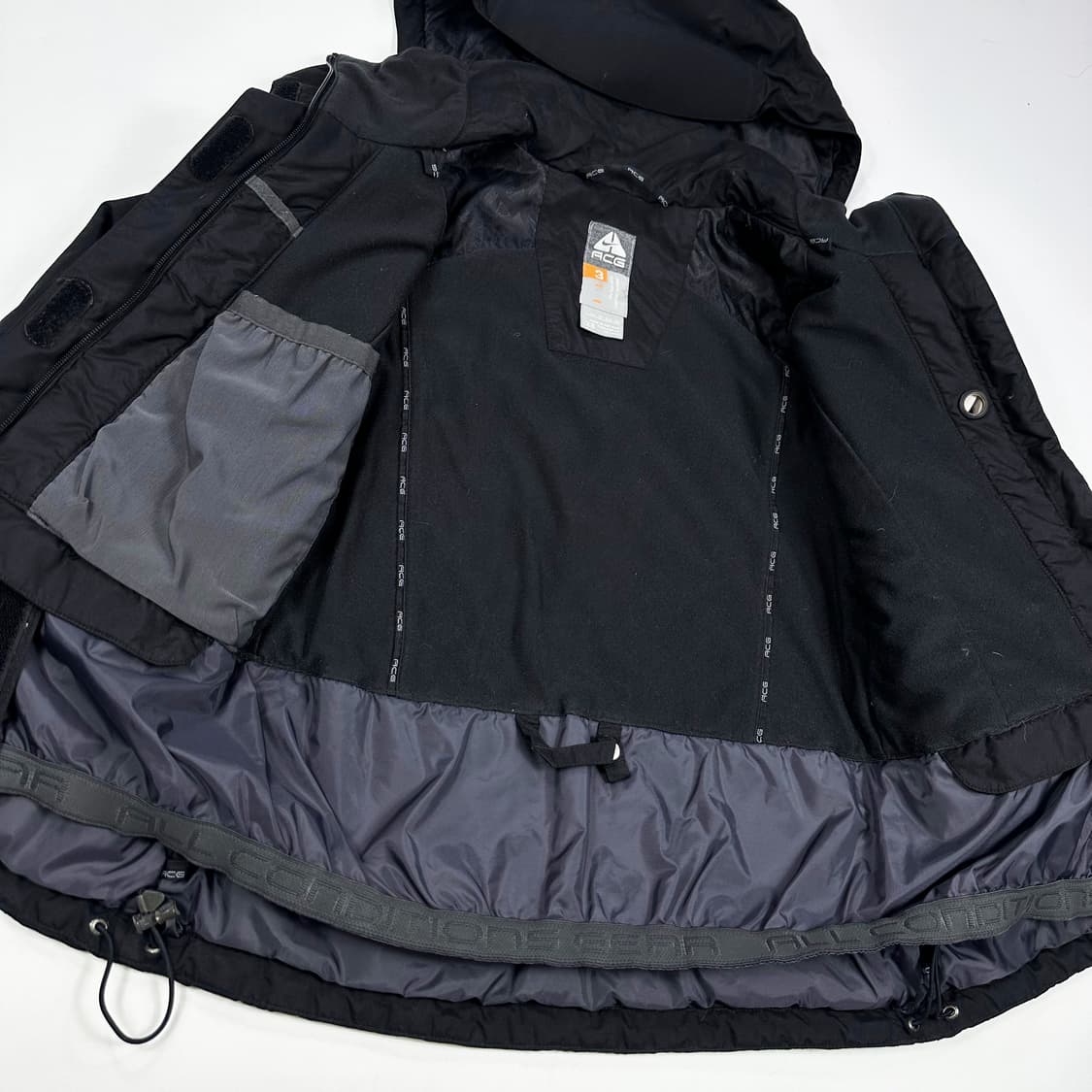 나이키 acg 블랙 풀오버 바람막이 점퍼 (XS 여성추천) 상품이미지4