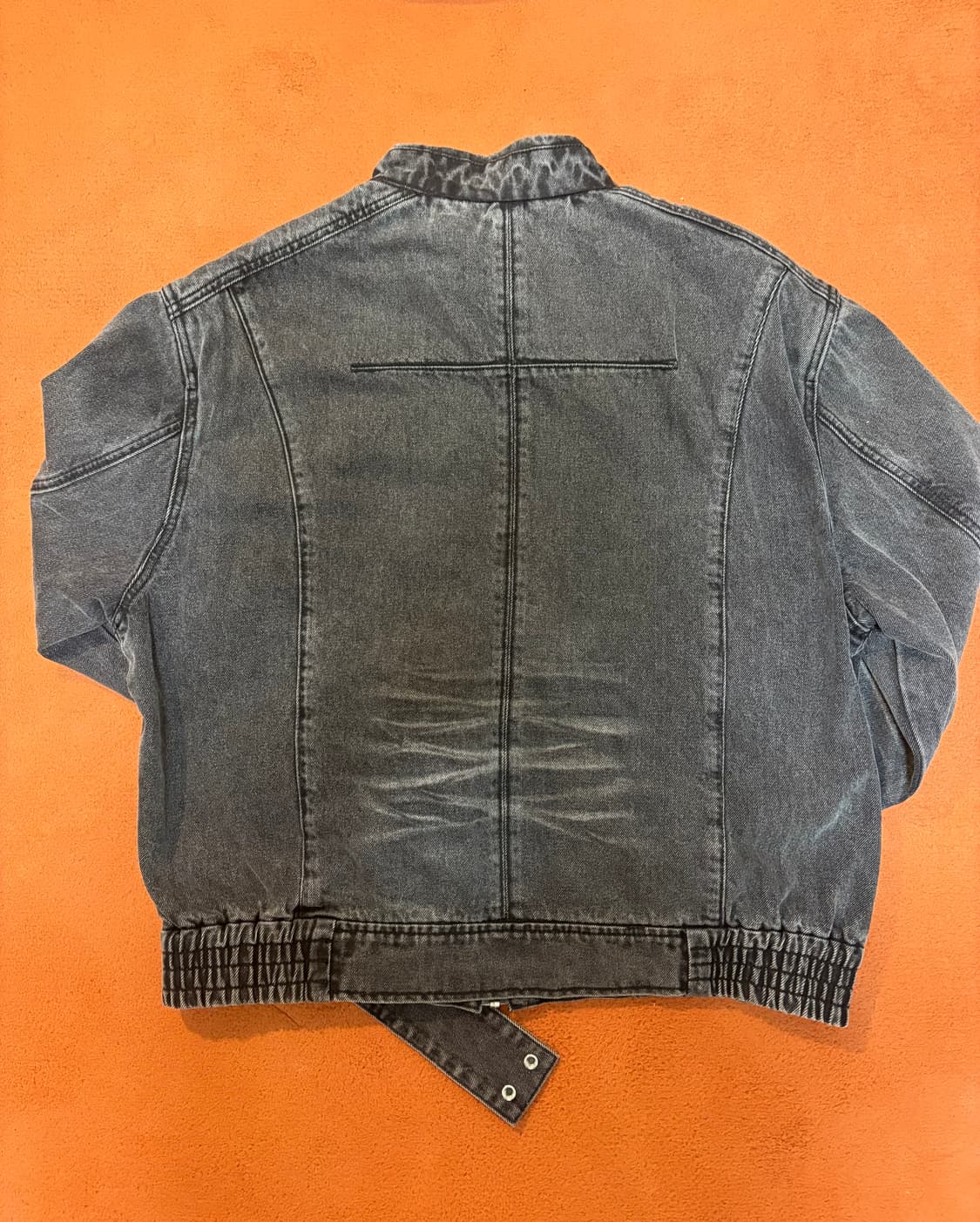 [2] 본바트 데님 바이커 자켓 상품이미지3