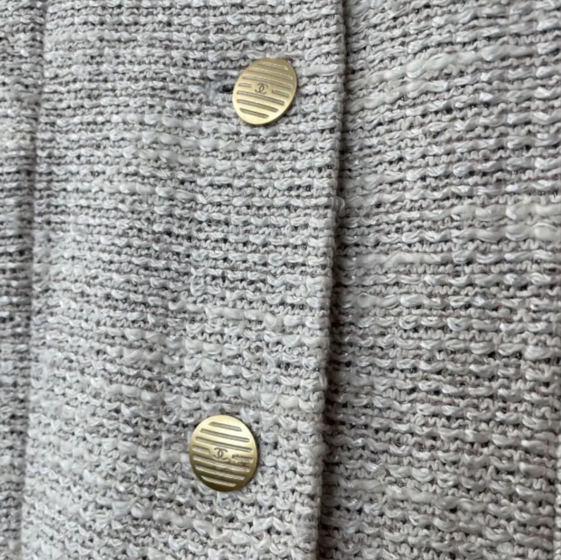 샤넬 CHANEL 02P 클래식 트위드 롱 재킷 38 상품이미지7