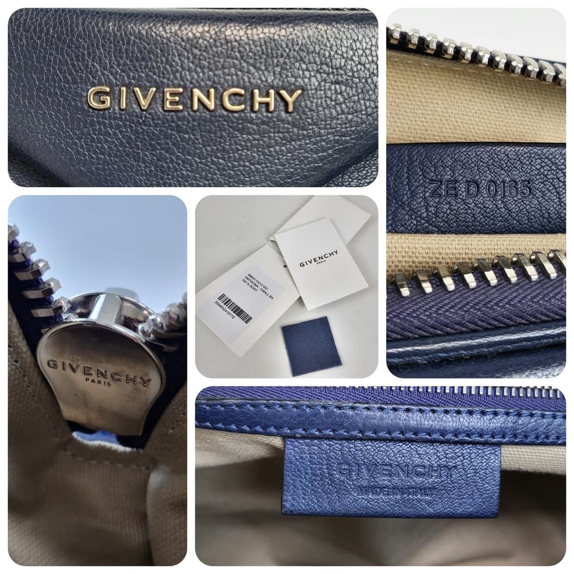 정품 지방시 안티고나 스몰 네이비 상품이미지9