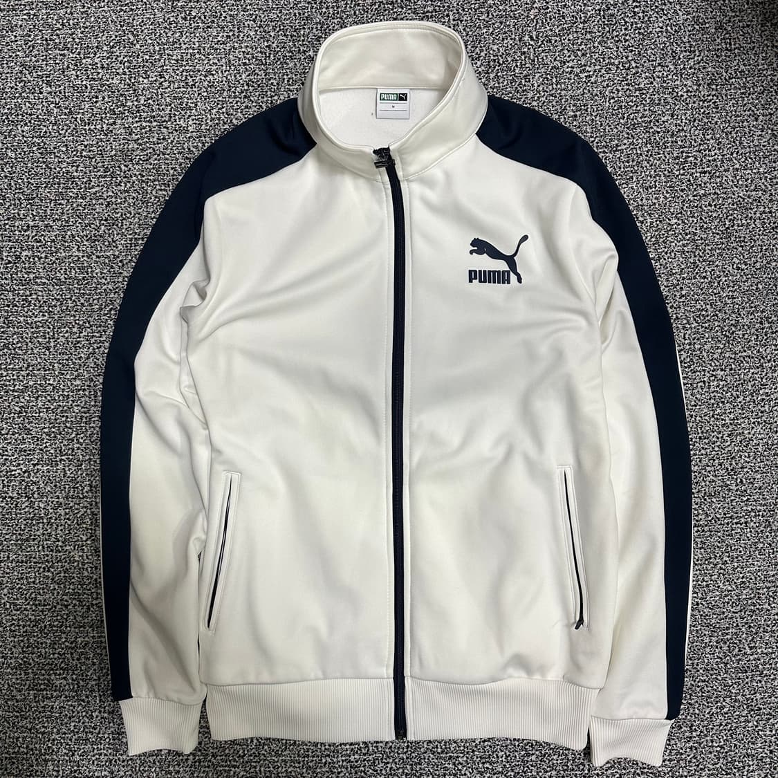 (M) 푸마 화이트 트랙탑 져지 상품이미지1