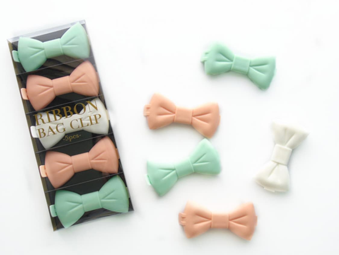 일본 프랑프랑 리본 가방 클립(5개입) 2박스 새제품 상품이미지1