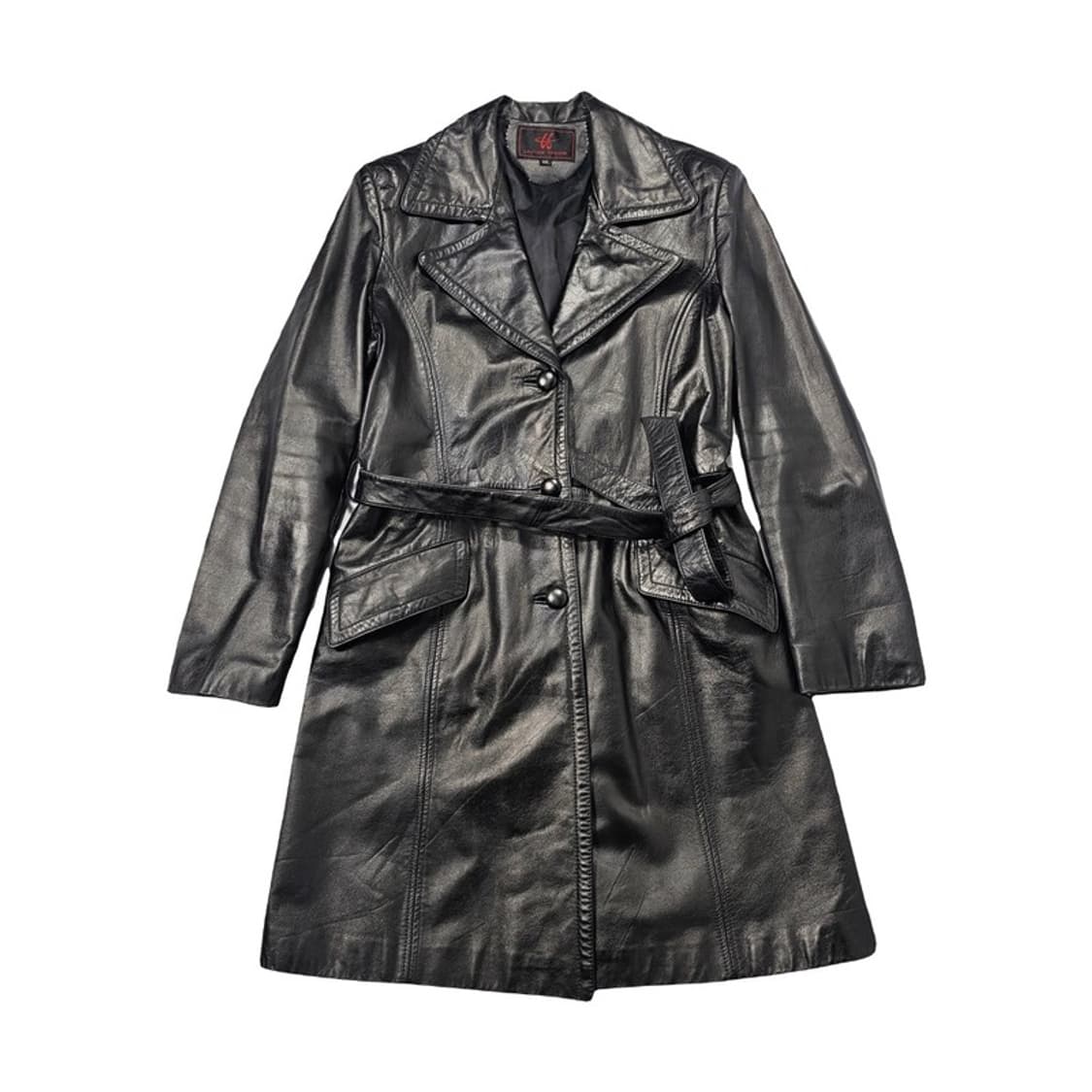 빈티지 소가죽 트렌치 코트 66 상품이미지1