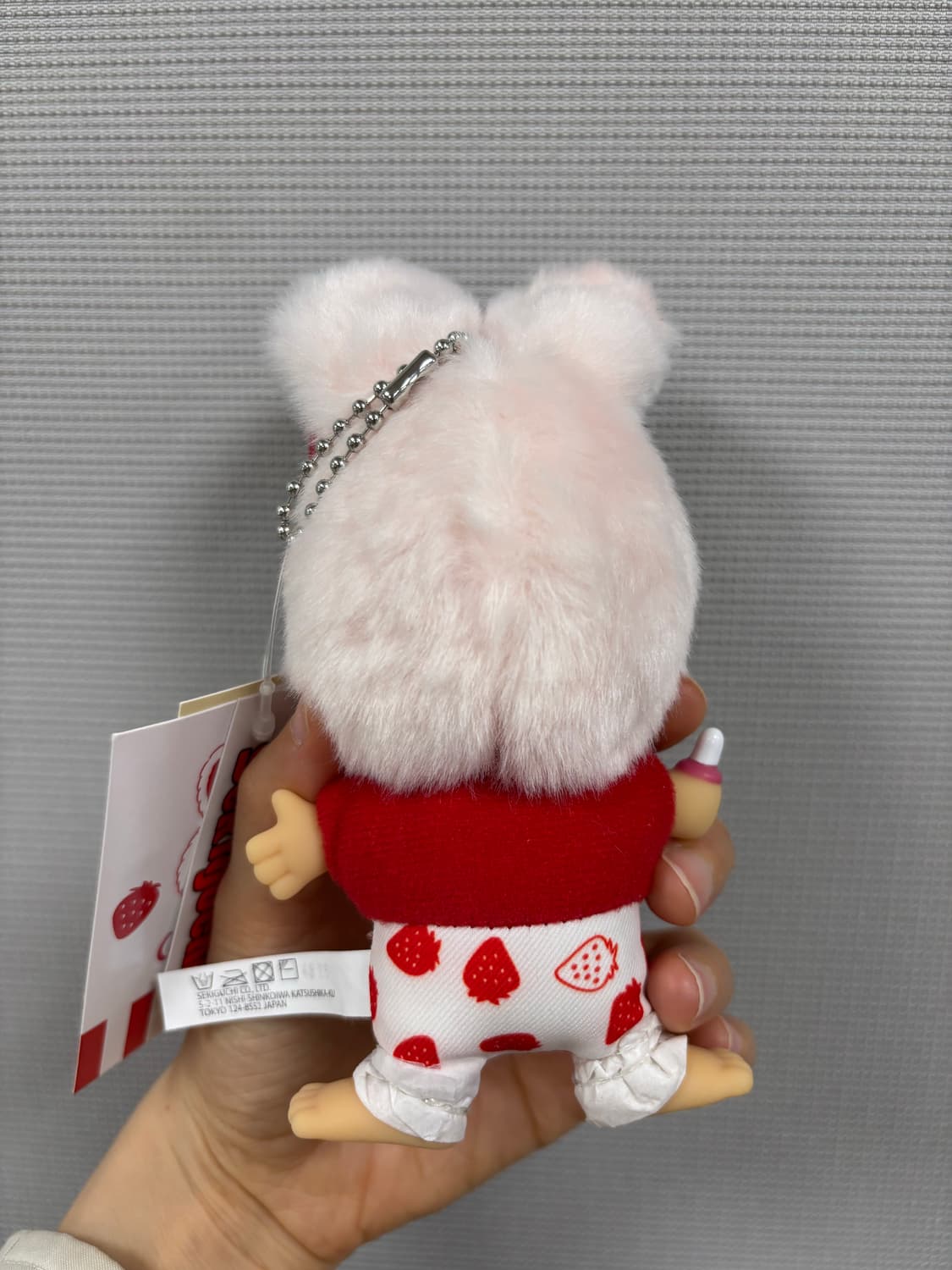 딸기 스트로베리 대두 치무탄 몬치치 키링 상품이미지2