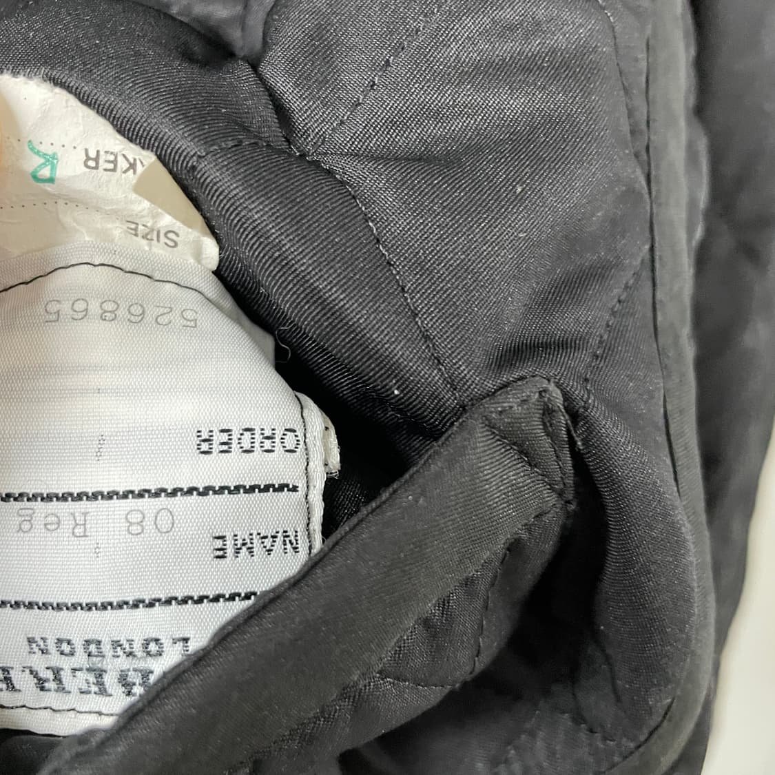 버버리 후드 퀄팅 자켓 블랙 8(W) 상품이미지7