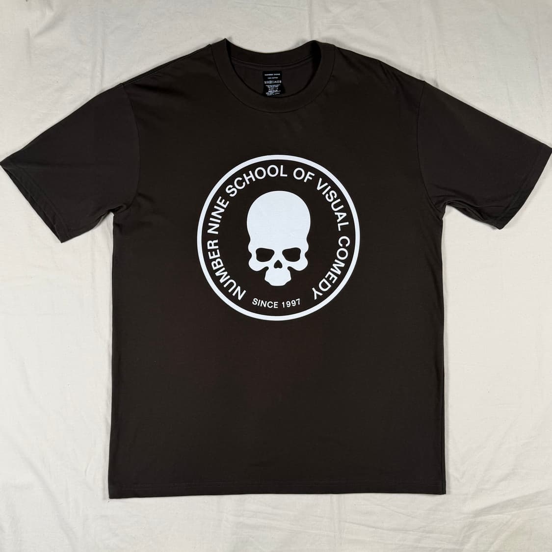 넘버나인 비주얼 코미디 스컬 반팔 티셔츠 반팔티 상품이미지1