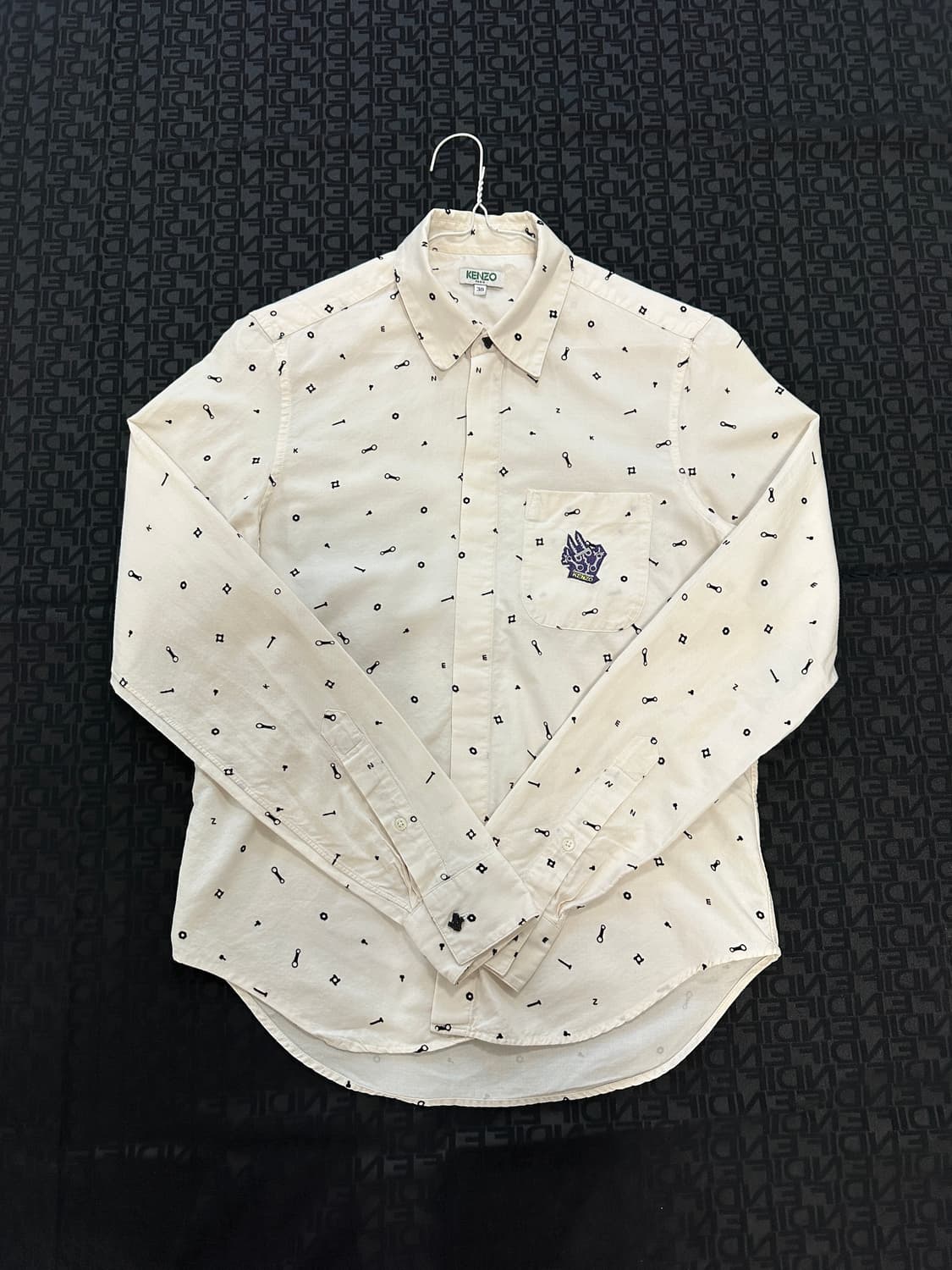 겐조 패턴 슬림 셔츠 상품이미지1