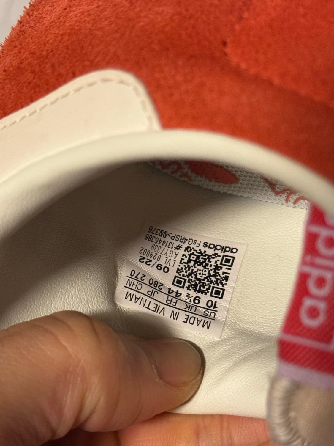 아디다스 가젤 오렌지 275 상품이미지4