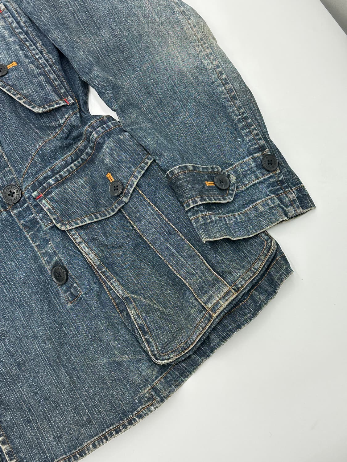 버버리 여성 데님 트렌치 코트 상품이미지4