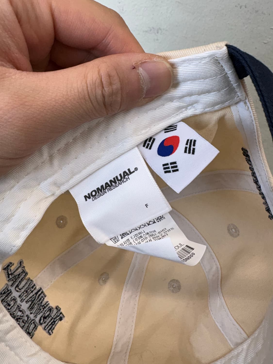 노매뉴얼 투톤 볼캡 상품이미지5