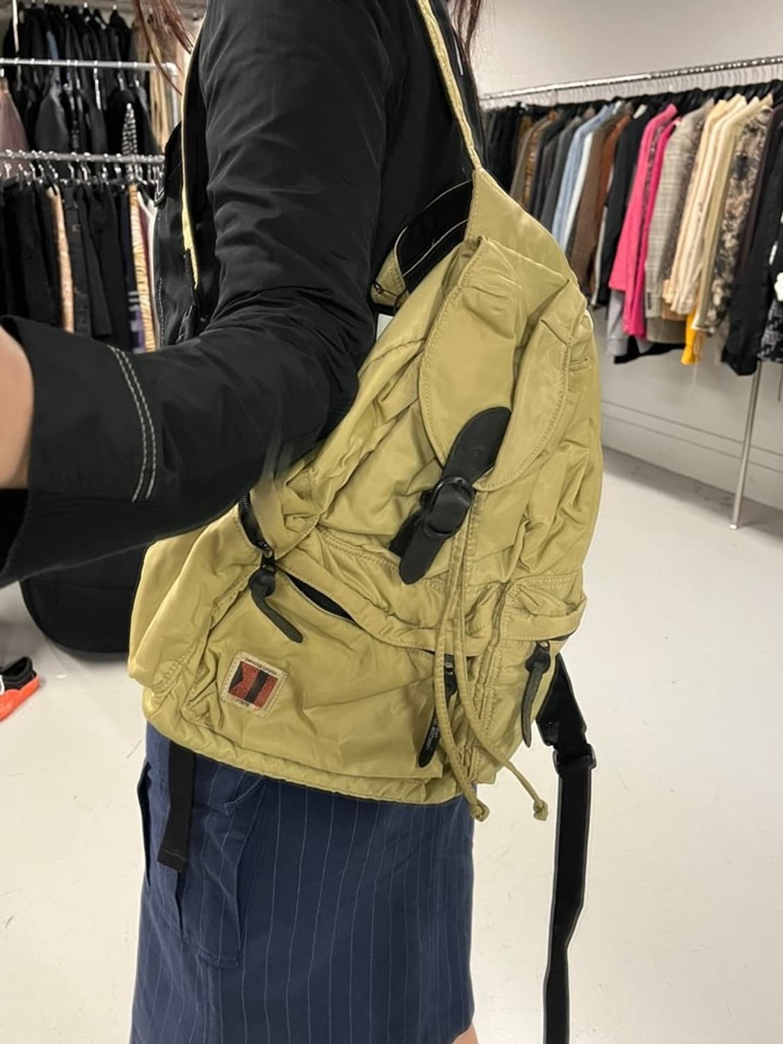 HIROKO KOSHINO sports nylon backpack yel 상품이미지1