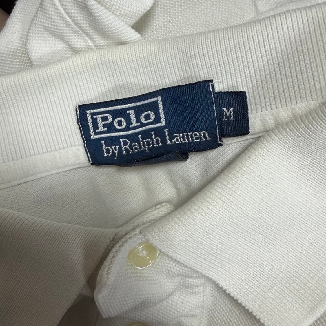 폴로 빅포니 치프키프 화이트 반팔 카라 티셔츠 M 상품이미지9