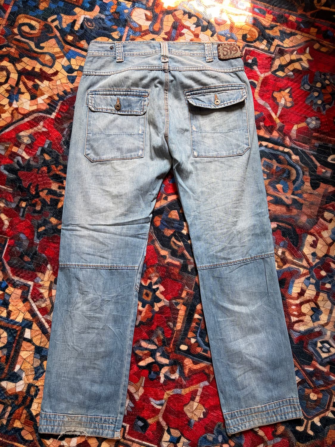 a247) 36 빈티지 워싱 데님팬츠 상품이미지5