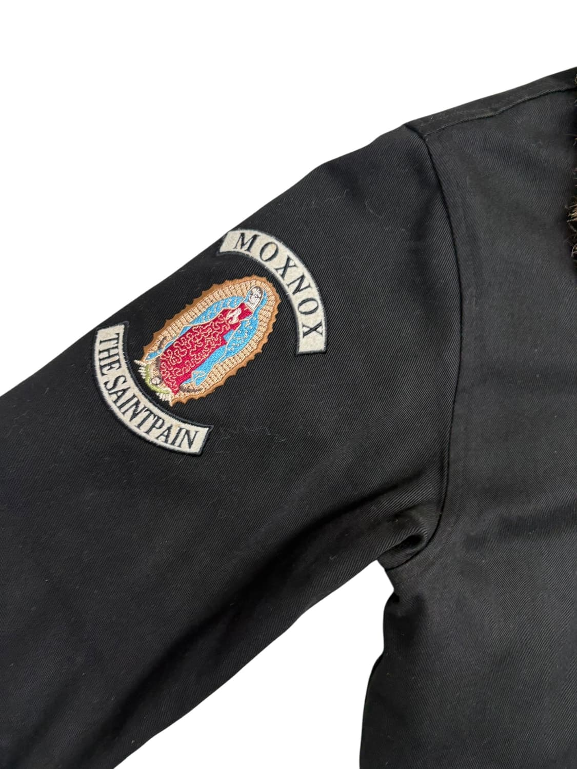 세인트페인 누빔 점퍼 블랙 상품이미지4