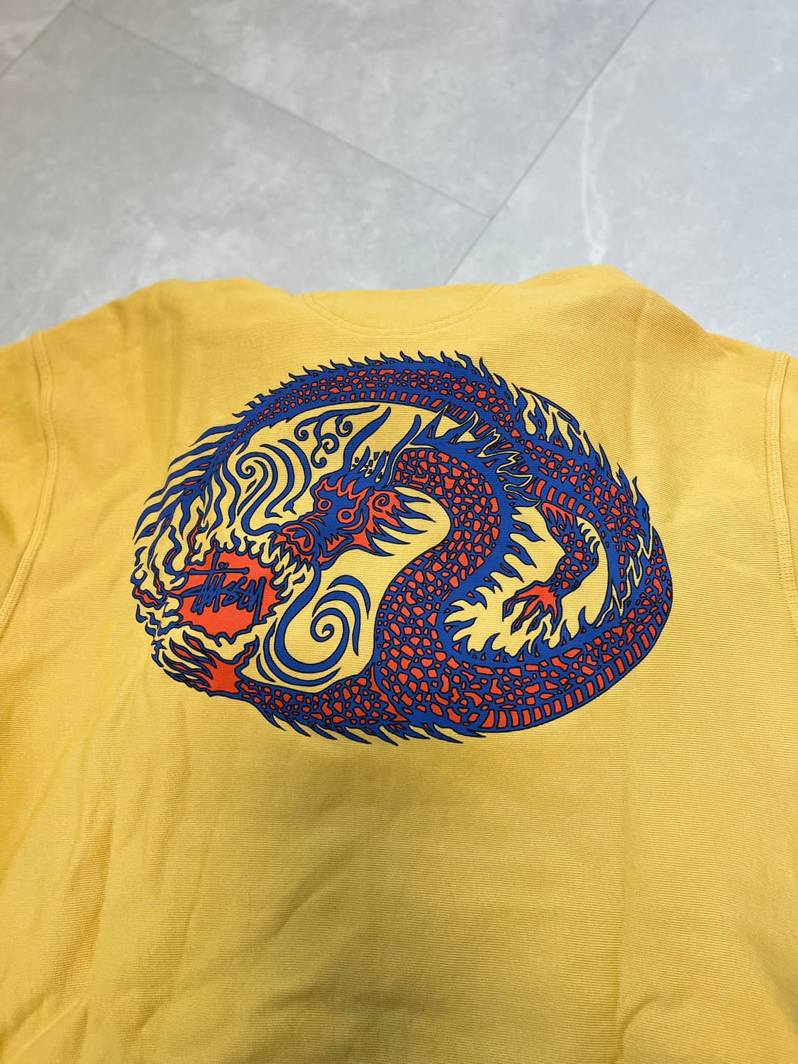 [XL] 스투시 모자이크 드래곤 후디 피그먼트 다이드 상품이미지2