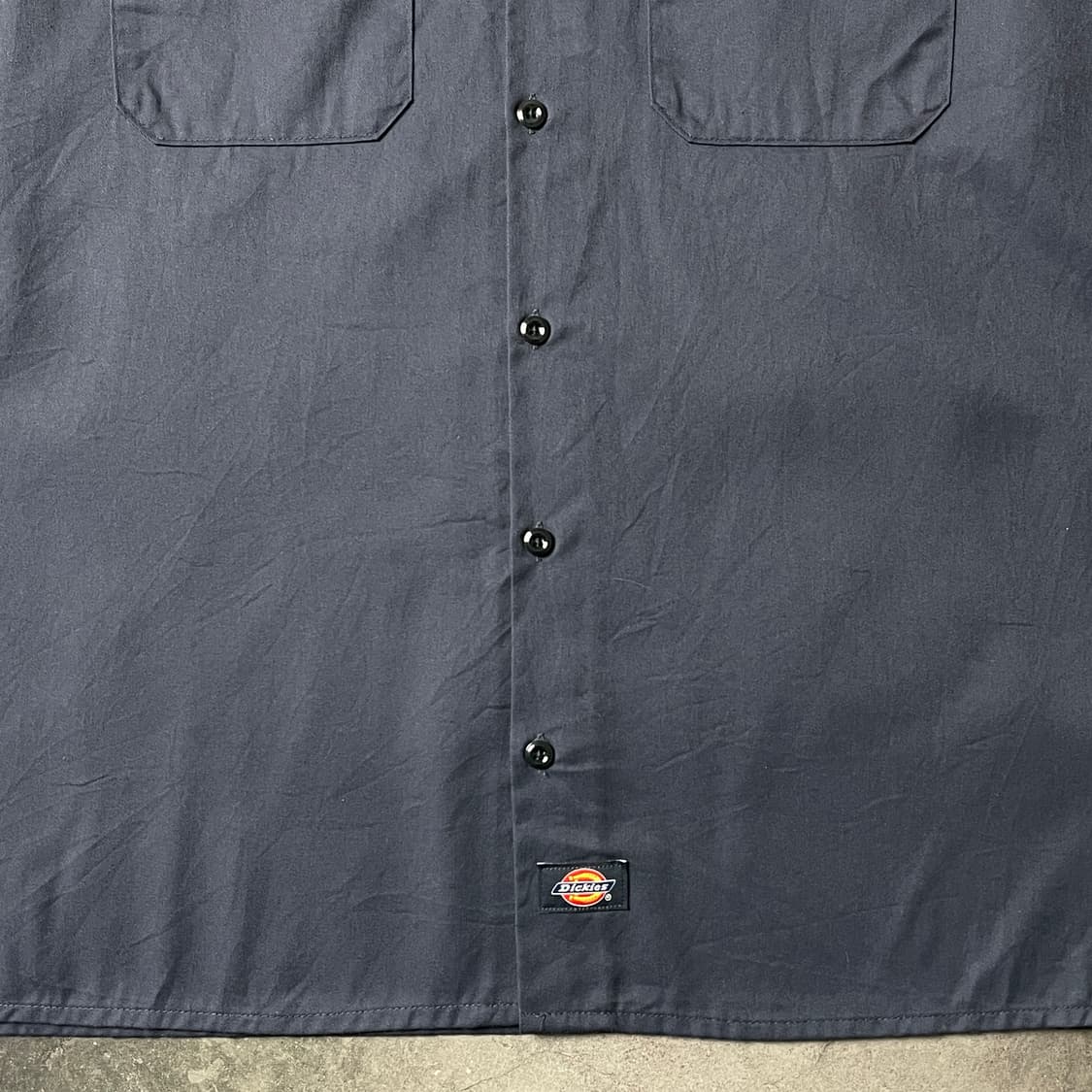 DICKIES 디키즈 빈티지 네이비 플랩포켓 워크 셔츠 A00898 상품이미지4