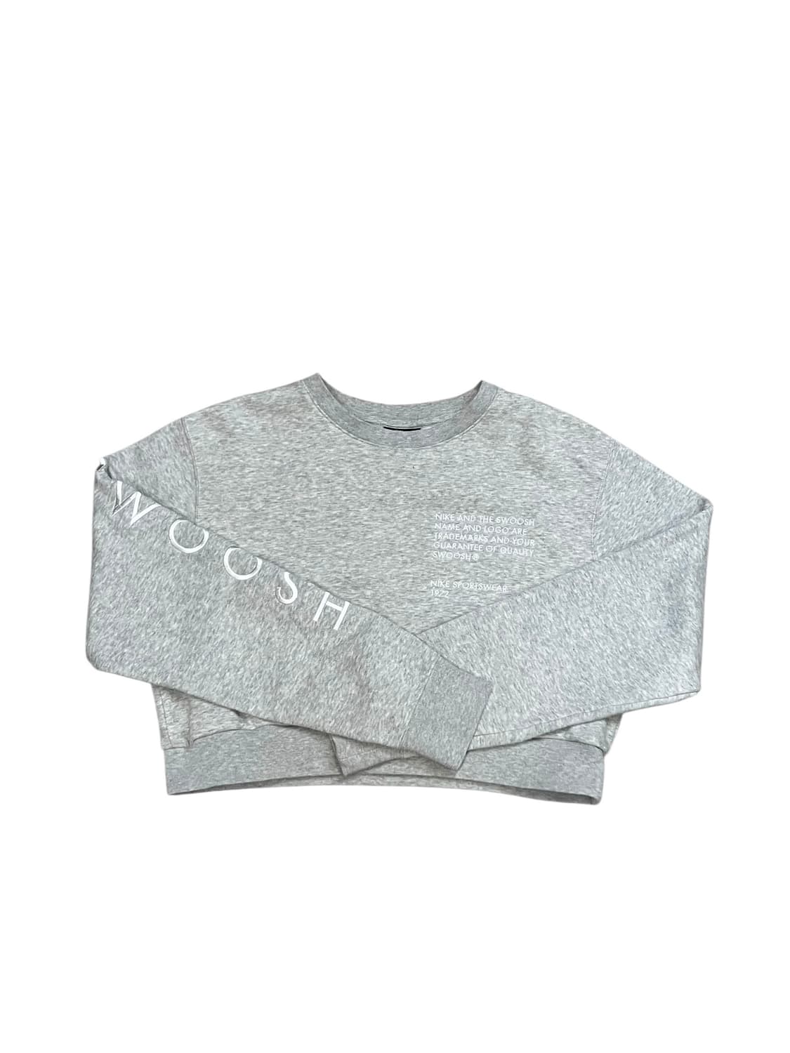 나이키 크롭 맨투맨 그레이 M #csz3362 상품이미지3
