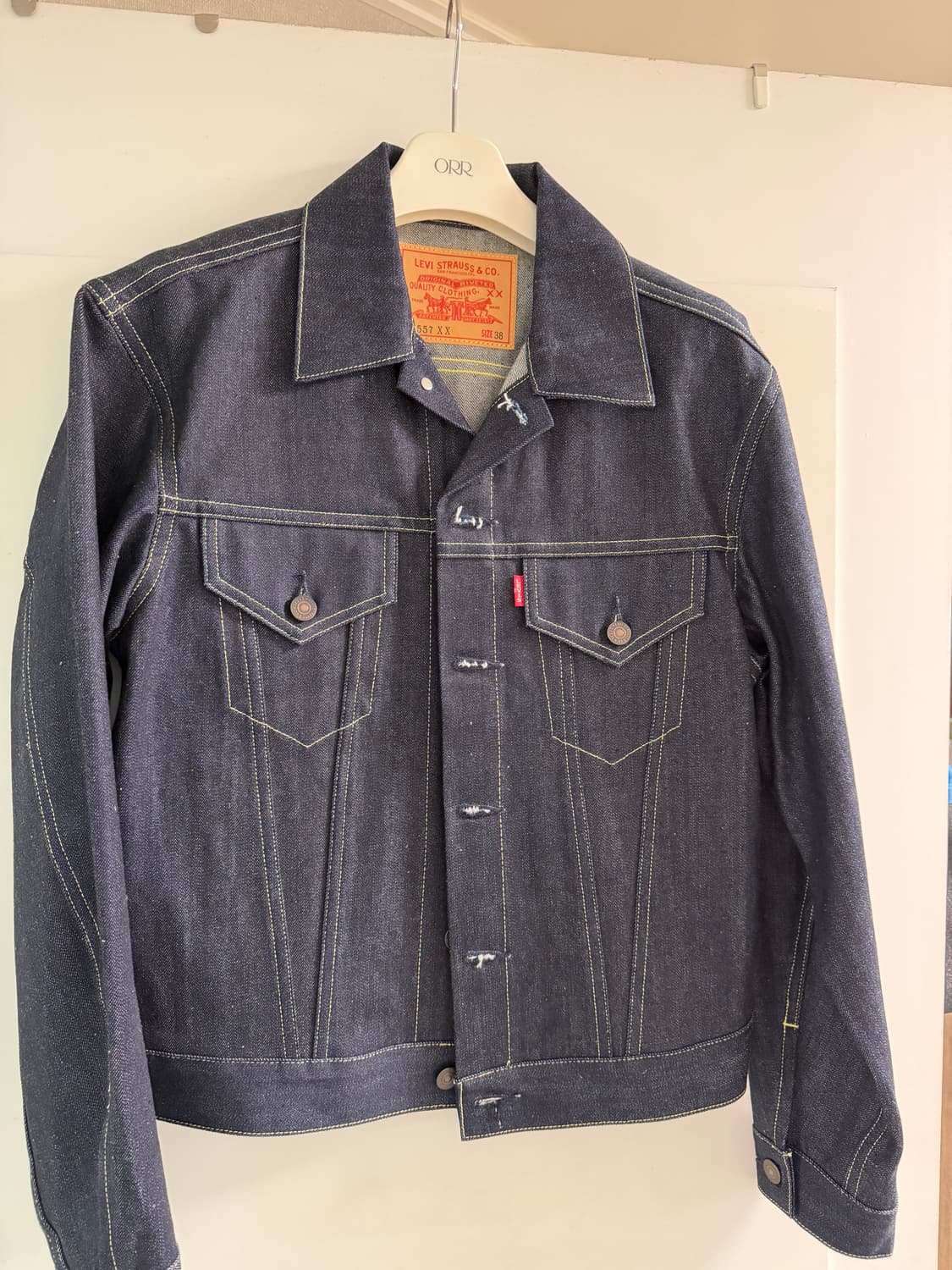 (찐마지막가격)리바이스 LVC 1961 타입 III 557 자켓 인디고 상품이미지3