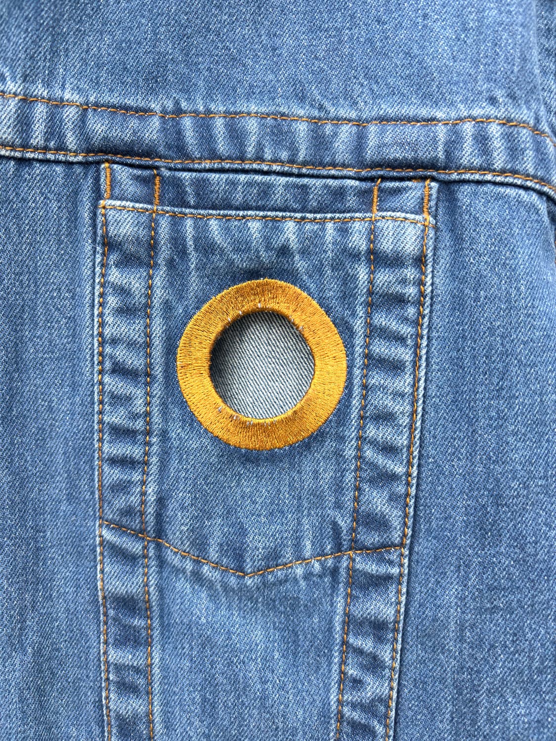 BLUE BLEACHED DENIM JACKET 상품이미지3