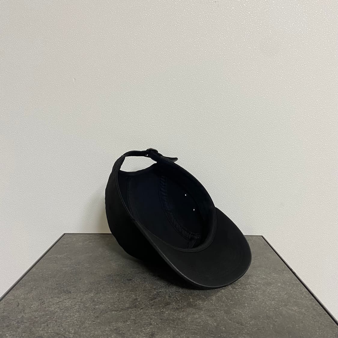 슈프림 워시드 블랙 레더 스트랩 박스로고 캠프캡 모자 상품이미지8