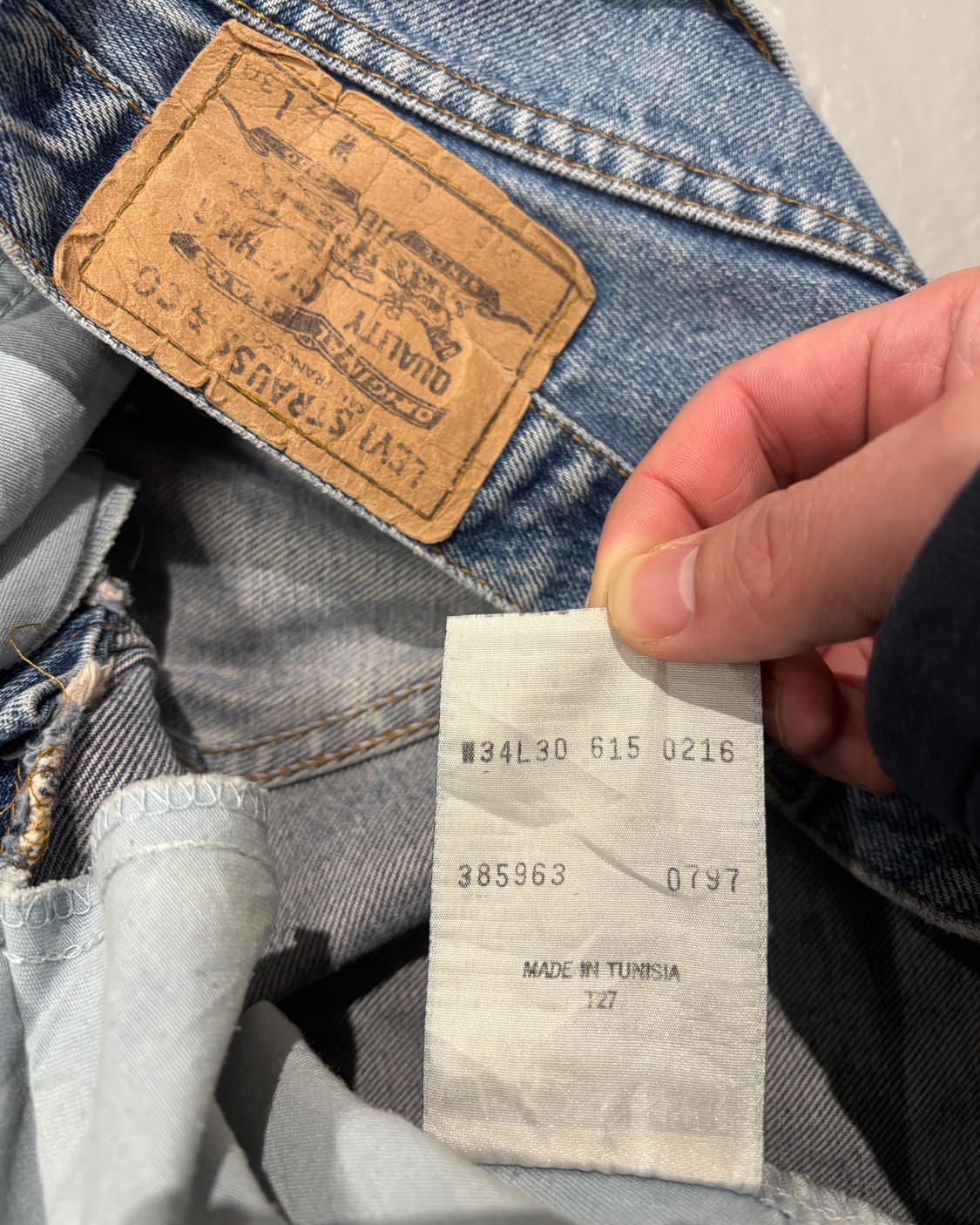 90’s 리바이스 오렌지탭 615 데님 팬츠   상품이미지7