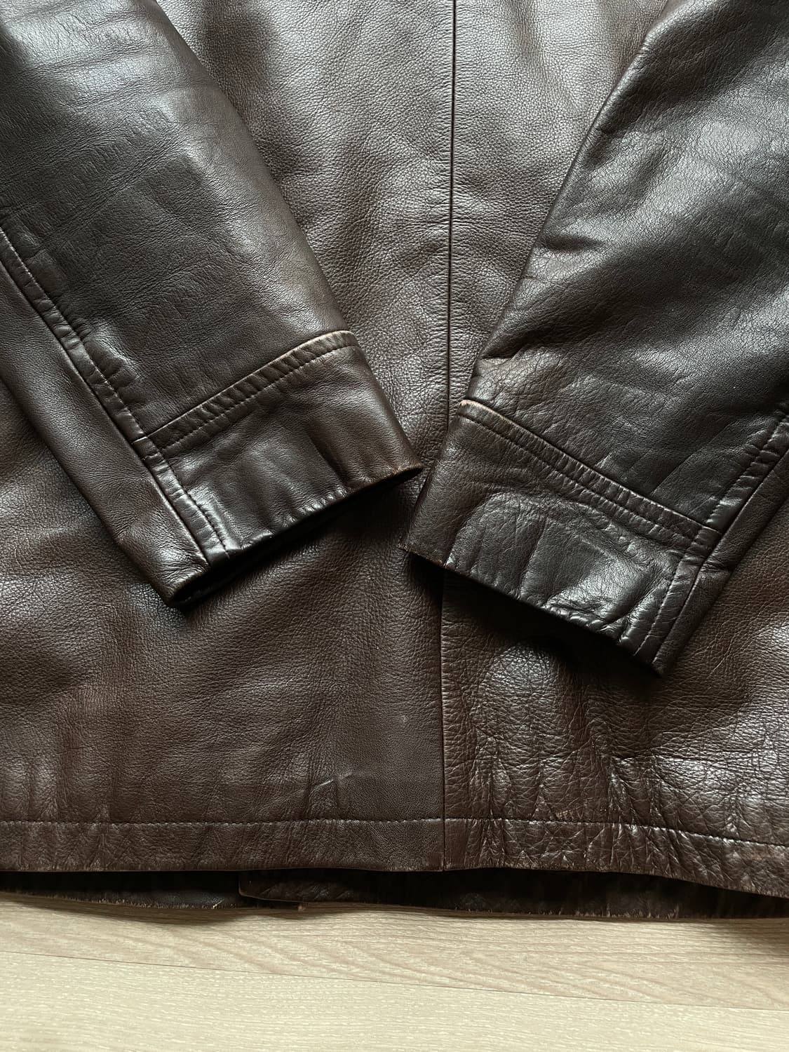 90s 올드갭 레더 카코트 브라운 gap carcoat 상품이미지8