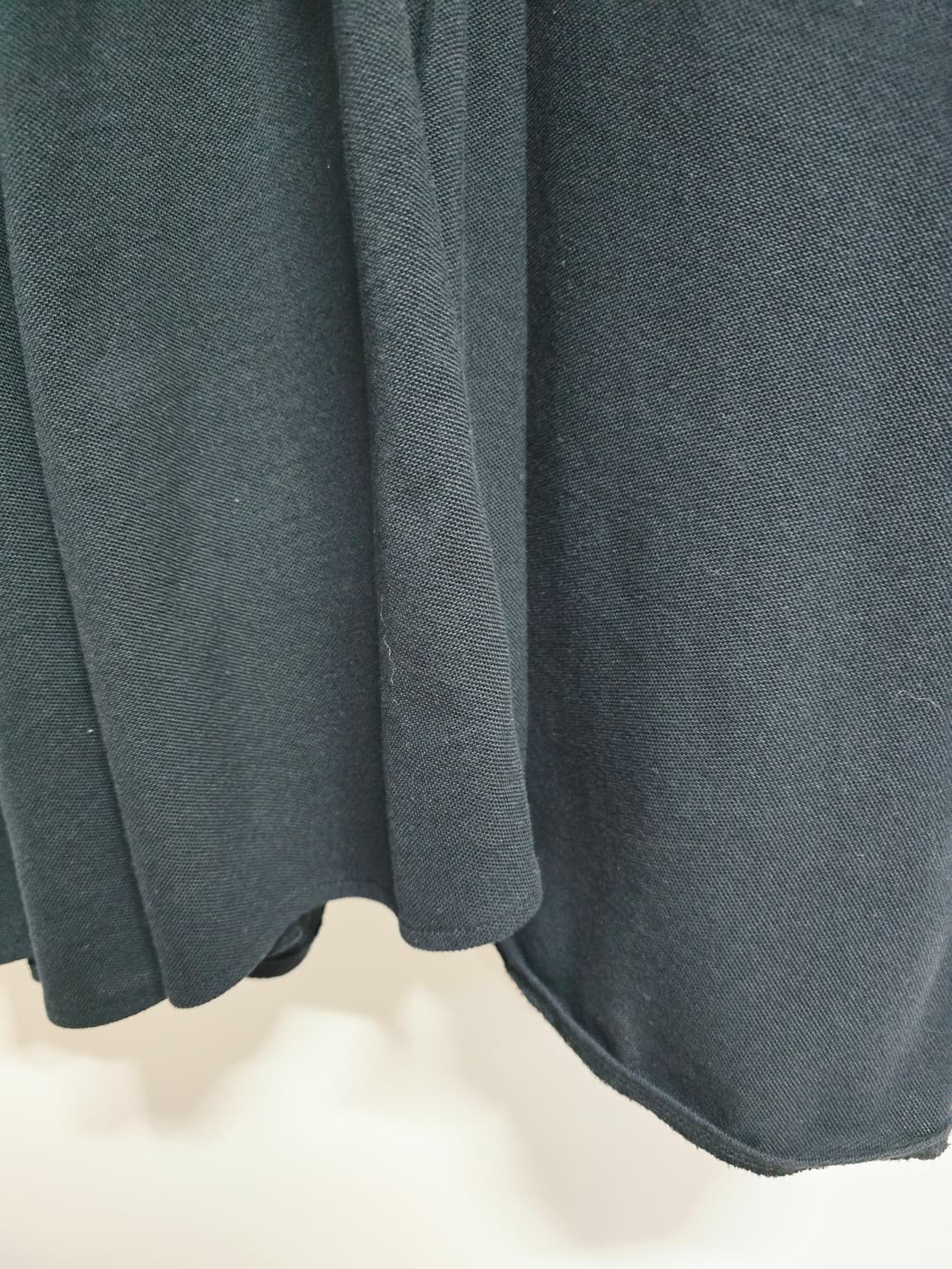 라코스테 블랙 롱 셔츠 원피스 상품이미지3