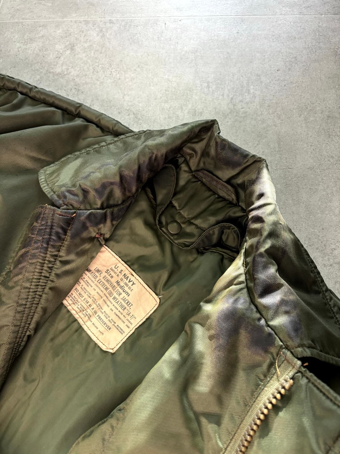 60's 미 해군 A-1 덱 자켓 M(105~108) 상품이미지6