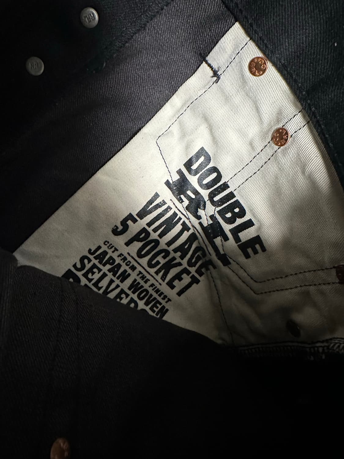 RRL 빈파포 블랙온블랙 판매 31/32 상품이미지4